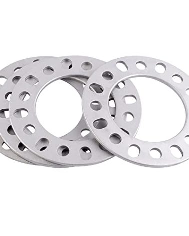 ZHTEAPR 4pc Universal 8x180 Wheel Spacers 8x6.5 8x165.1 8x170 6mm 1/4" for Most 8 Lug Vehicle Compatible with F250 E350 Ram 2500 3500 Express 3500 K3500 Silverado Suburban 2500 Sierra 2500HD 3500HD