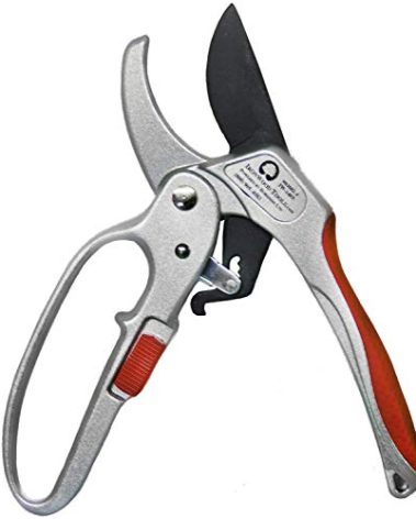 Ironwood Tool Company Ratchet Pruning Shears, Cuts up to 1", for Weak Hands, Gardening Gift, H107