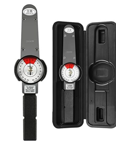 LIANDU-US Dial Indicator Torque Wrench Indicating Torquemeter 1/2" Drive 0-100 Nm High Precision Torque Meter Professional Measure Tool, ± 3% Accuracy