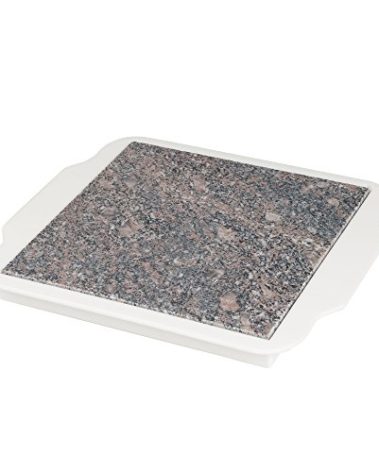 Food Warmer Plate - Microwavable 9-Inch Marble Hot Plate Keeps Food Warm Longer - Great for Parties, Family Gatherings, and Holidays