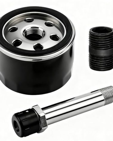 MIU13767B Easy Change Conversion Kit for John Deere E120, E130, E150, E160, E170, E180, X166R, Z335E Lawn Garden Tractor - Include AM125424 Oil Filter, AM131611 Drain Plug, MIU13767 Adapter Fitting