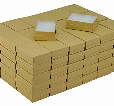 JPB Kraft Cotton Filled Jewelry Box #32 (Case of 100) 3.125 inches x 2.125 inches