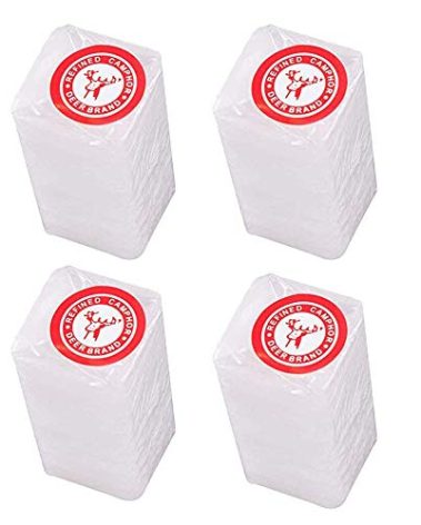 Deer Camphor Guaranteed 100% Pure Refined Camphor 4,8.12 or 15 Blocks Made in India (4)