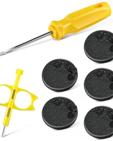 Gulfmew 7 Pack Sprinkler Rubber Head Cap Tool Kit Compatible with Hunter PGP Rotor Protective Rubber Cap, Sprinkler Pars Replacement, Lawn Irrigation Parts for Automatic Irrigation Water System