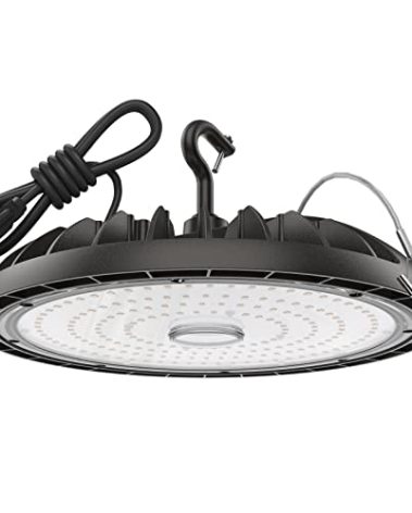 DEMILARE Led High Bay Light 150W, 5000K Bright High Bay Led Lights 22500LM, Durable UFO Bay Lighting (150LM/W) for Workshop, Garage, Barn