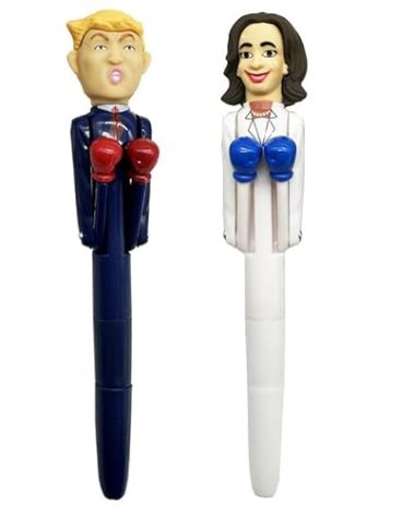 BEIWAOK 2pcs Fun Ballpoint Pen,Toy Boxing 1.0mm Quick Dry Black Ink Fine Point Smooth Writing Pen