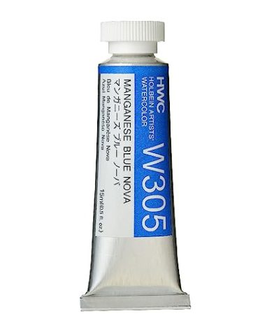 Holbein Artists' Watercolor 15ml Manganese Blue Nova