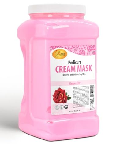 SPA REDI - Body and Foot Cream Mask, Sensual Rose, 128 Oz - Pedicure Massage for Tired Feet and Body, Hydrating, Fresh Skin - Infused with Hyaluronic Acid, Amino Acids, Panthenol, Comfrey Extract