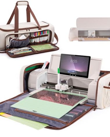 IMAGINING Carrying Case Bag for Cricut Maker 4, Maker 3, Explore 4, Explore 3, Explore Air 2, Large Opening Storage for Cricut Accessories and Suppliers