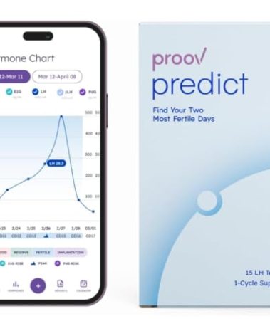 Proov Predict l Ovulation Test Strips to Predict Peak Fertility l 30 LH Tests | OPK Test Strips for Women | at Home Hormone Testing