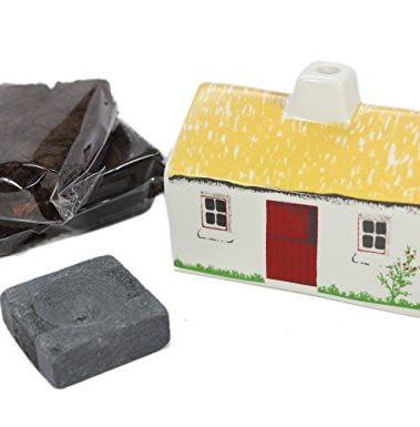 Irish Shopper Turf Peat Incense Ceramic Cottage Gift Boxed Irish Ireland