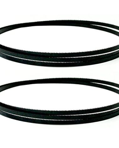 FOXBC 80 Inch x 3/16 Inch x 10 TPI Bandsaw Blades Wood Cutting for Sears Craftsman 12" Band Saw, Bosch, POWERTEC Band Saw Blades - 2 Pack