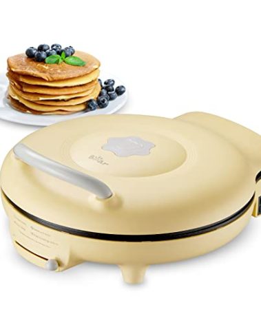 Bear 11.8'' 1500W Electric Smokeless Indoor Grill with Adjustable Temp, Quesadilla Maker Nonstick Pan for Breakfast, Lunch, Dinner