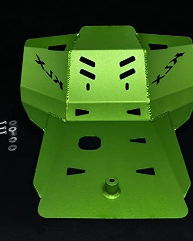GOODELY Green Front Skid Plate Engine Guard Cover Protector Compatible with Kawasaki KLX230L 2020-2024,KLX230 2020-2022; KLX230S 2022; KLX230R 2020-2024; KLX230R S 2020-2024