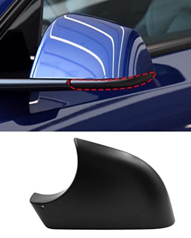 Jaronx Compatible with Tesla Model Y Mirror Lower Cover 2018-2025,Left Drive Side Rearview Mirrors Base Trim Bottom Cover Replacement for Tesla Model Y Accessories(Left)