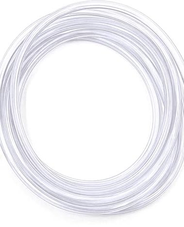 ResOne 50Ft Clear Oxygen Supply Tubing, Crush Resistant, Standard Connectors