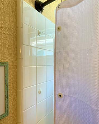 Shower Curtain Magnets Screen Door Privacy Screen New Model Keep Your Shower Curtain Closed and Tight to The Side Walls