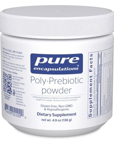 Pure Encapsulations Poly-Prebiotic Powder | Targets Akkermansia Muciniphila to Support GI Barrier Function | 4.9 Ounces