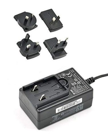 New AC Adapter Power Supply Switching Adapter w/US UK AU EU Plugs for Seagate Backup Plus Hub,Seagate One Touch Hub, Seagate Game Drive Hub external drive