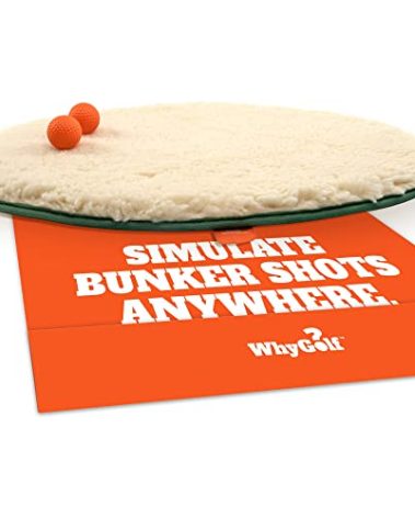 WHYGOLF Bunker Mate - Golf Simulator Bunker Addition, Develop Better Technique and Consistency Out of Bunkers, Improve Golf Bunker Technique from Home
