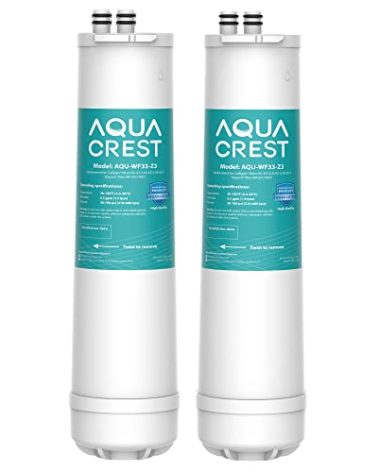 AQUA CREST RC 3 EZ-Change, WFQTC30001/70001 Advanced Water Filter Replacement, Replacement for Culligan ®RC-EZ-3, IC-EZ-3, US-EZ-3, RC-EZ-1, Brita USF-201, USF-202, DuPont®, 2K Gallons (Pack of 2)