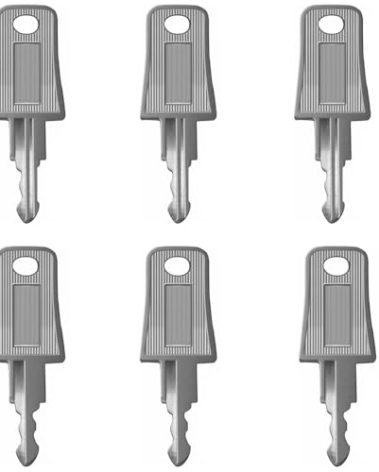 6PCS Travel Safety Approved 007 002 Luggage TSA Keys Suicase Baggage‌ Keys