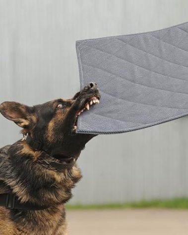 MABOZOO Indestructible Dog Beds - Chew Proof Crate Pad for Aggressive Chewers, Machine Washable Quilted Mat, Durable for Small Dogs, Grey Kennel Pad (17x23 in)