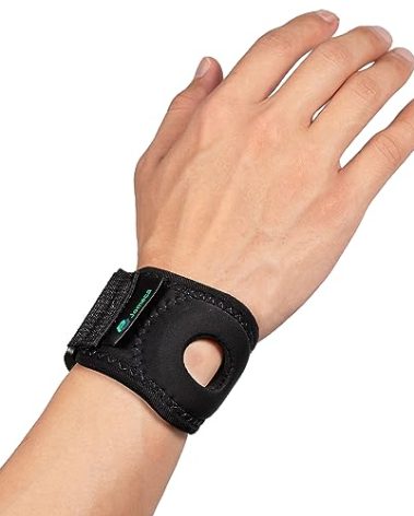 JOMECA Wrist Brace for TFCC Tears Built-in Ring Pad for Ulnar Sided Wrist Pain, DRUJ Instability, Support Repetitive Wrist Use Injury, Fit Right & Left Hand (S/M)