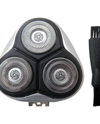 SW-S7105 Replacement Shaver Head with 3-Blades Compatible for All Sweet-LF Waterproof Electric Razors SW-S7105 SWSBK7105 Wet & Dry Shavers with Clean Brush