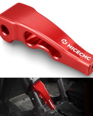 NICECNC Red X3 Shift Knobs Aluminum Gear Selector Shifter Knob Grip Compatible with Can Am Commander 1000 2011-2020, Maverick 1000R 2013-2018, Maverick X3 2017-2022, See Fitments