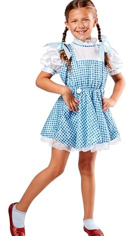 Rubies The Wizard of Oz: Dorothy Sequin Costume Dress for Kids, Girl's Toddler