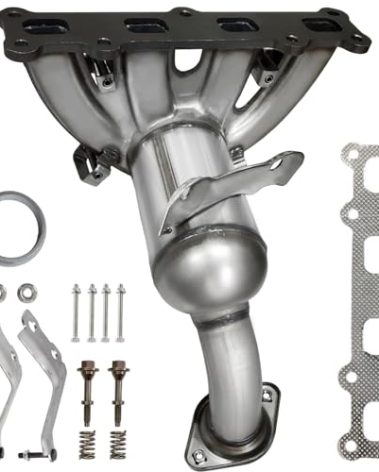 JT Exhaust Catalytic Converter Compatible with Jeep Compass/Patriot 2007-2017(4WD Only), Dodge Caliber 2007-2008 2.4L(EPA Compliant)(Catalyst+ Grade)