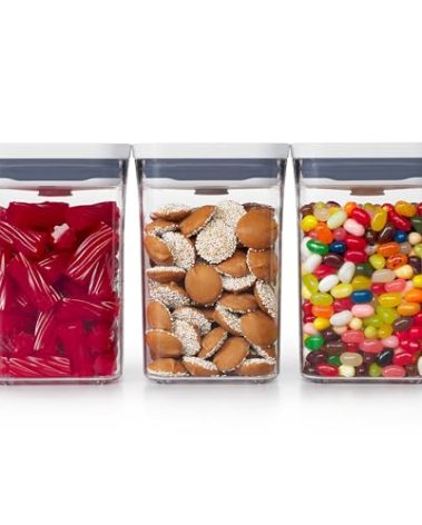 OXO Good Grips 3-PC Small Square Short POP Container Set
