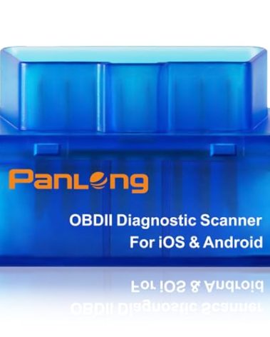 Panlong OBD2 Scanner Bluetooth for iPhone iOS Android OBDII Car Diagnostic Scan Tool Engine Fault Code Reader