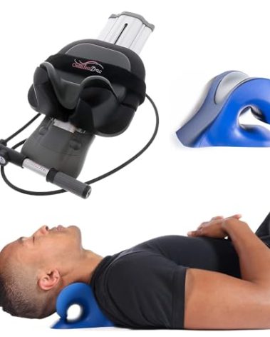 ComforTrac Deluxe Home Cervical Traction Kit 2.0, Bundle with ComforTrac Wave Neck Support & Stretcher