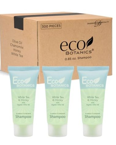Eco Botanics Travel-Size Hotel Conditioning Shampoo 0.85 oz (Case of 300)