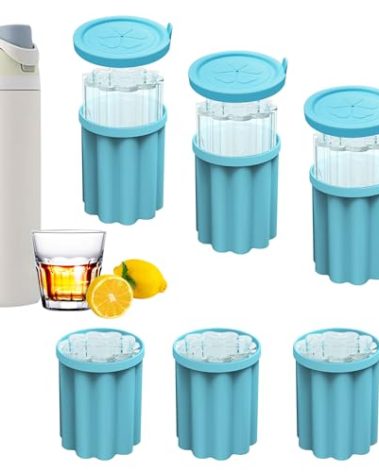 Ice Cube Tray for Owala FreeSip, 3PCS Silicone Ice Cube Molds, Easy Fill and Release Ice Maker for Chilling Cocktails Whiskey Drinks Juice Coffee, for Owala Water Bottle 24/32/40oz Accessories