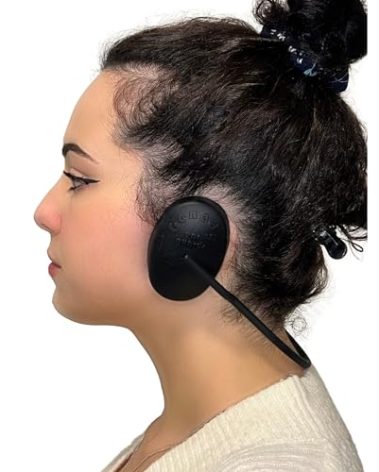 Genedy Ear Covers for Shower, Heat and Hair Dye Protection - Black - Waterproof Ear Covers for Washing Hair - Reusable Silicone Ear Caps For Hair Dye - Ear Protectors From Heat Styling and Dryer