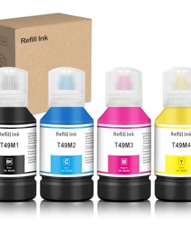 Dikarsum T49M Sublimation Ink T49M1 T49M2 T49M3 T49M4 Autofill Compatible for SureColor F170 F570