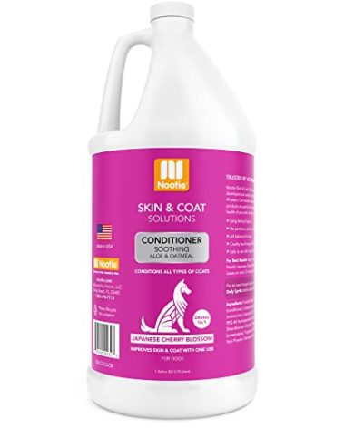 Nootie Soothing Aloe and Oatmeal Pet Conditioner, Japanese Cherry Blossom - 1 Gallon Size (CG12JCB)