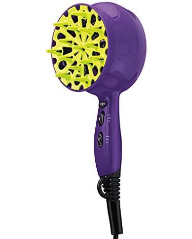 Bed Head Curls-in-Check 1875W Hair Diffuser Dryer | Great for Curly Hair, Reduce Frizz & Static | Diffuser Hair Dryer Enhances Natural Curl, Waves & Texture
