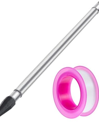 Tandefio Sand Point Water Well Drilling Kit, Sand Point Well 1-1/4" x 36" Pipe Length 60 Gauze Screen Heavy Duty Stainless Steel Drive Well Point for Hand Pump Well