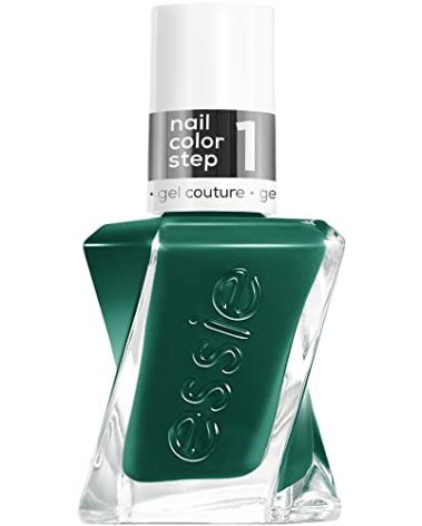 essie gel couture, Long-Lasting Nail Polish, 8-free Vegan, Fashion Freedom, Green, In-Vest In Style, 0.46 fl oz