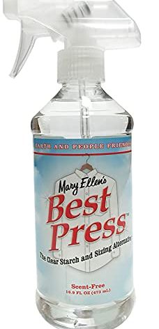 Mary Ellen's Best Press Clear Starch Alternative 16.9oz, Scent-Free, Model Number: 85806