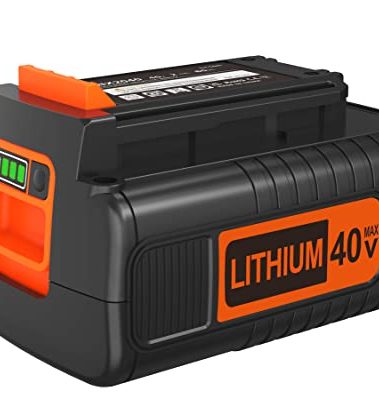 BULL-TECH 40 Volt MAX 2.0Ah Lithium Battery Replacement for Black and Decker 40V Battery,Compatible with All Power 40V Black and Decker Power+ Tools
