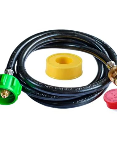 6 Feet for Weber Adapter Hose for Weber Travelev Grill, for Weber Traveler Grill Accessories for Weber Q 1000 for Weber Q Series, and for Weber Traveler Gas Go-Anywhere Grills Propane Adapter.