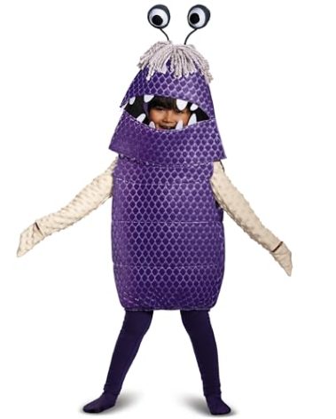 Disguise Monsters Inc. Boo Deluxe Costume, Official Monsters Inc. Costume for Toddlers, Medium (3T-4T)