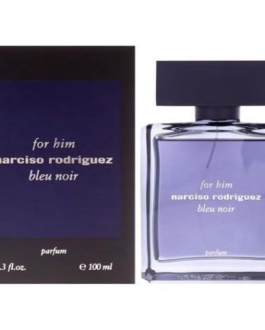 Narciso Rodriguez for Him Bleu Noir for Men Parfum Spray, 3.3 Fl Oz