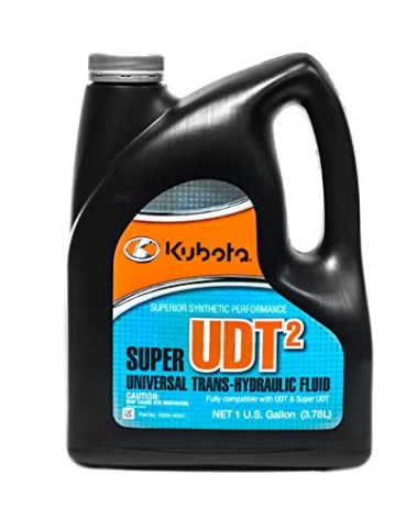 Kubota 1 Gallon Super UDT2 Trans-Hydraulic Fluid for Kubota Equipment Hydraulic Systems, Transmission, Differential, and Wet Brake Systems - 128 Fl Oz, 128 Ounces