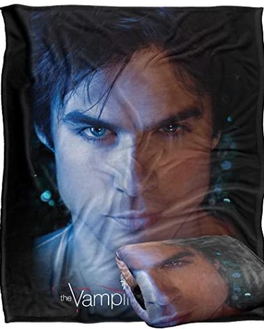 Vampire Diaries Damon Eyes Officially Licensed Silky Touch Super Soft Throw Blanket 50" x 60"